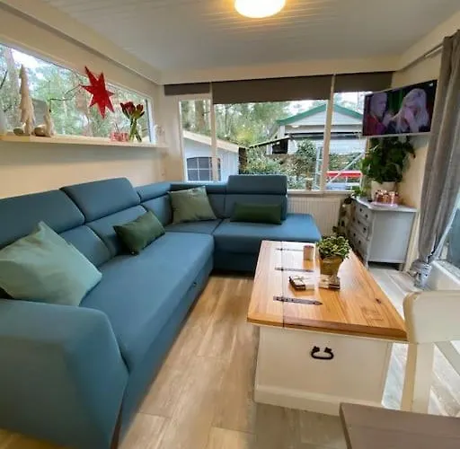 Knus Boschalet Met Veel Privacy Op De Veluwe Alpstuga Doornspijk